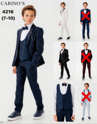 TOPTAN CARİNOS ERKEK 4 LÜ TAKIM 7-10 Y