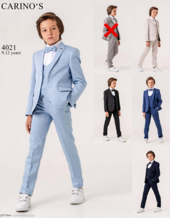 TOPTAN CARİNOS ERKEK 4 LÜ TAKIM 9-12 Y