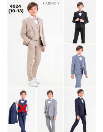 TOPTAN CARİNOS ERKEK 4 LÜ TAKIM 10-13 Y