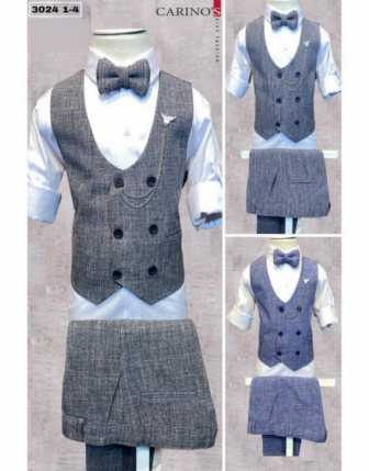 TOPTAN CARİNOS ERKEK 3 LÜ TAKIM 1-4 Y