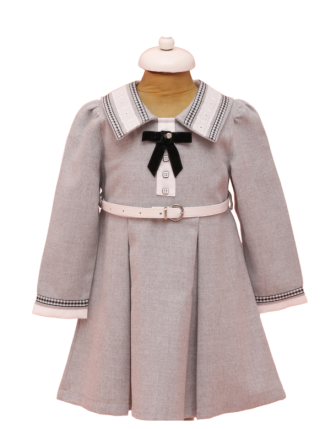 TOPTAN LİLAX KIZ ELBİSE 2 - 5 Y