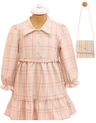 TOPTAN LİLAX KIZ ELBİSE 2 - 5 Y