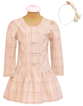 TOPTAN LİLAX KIZ ELBİSE 2 - 5 Y