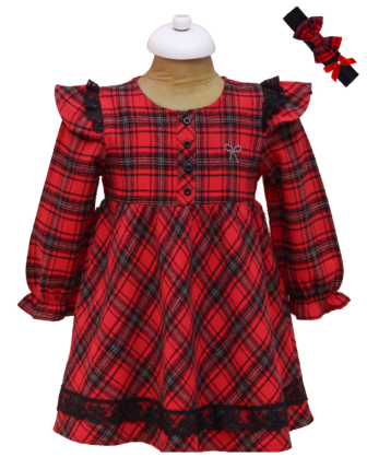 TOPTAN LİLAX KIZ ELBİSE 6 - 18 M