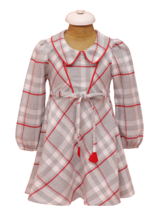 TOPTAN LİLAX KIZ ÇOCUK ELBİSE 2 - 5 Y