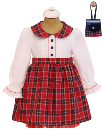 TOPTAN LİLAX KIZ ELBİSE 2 - 5 Y