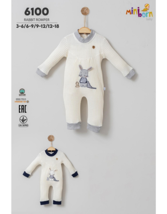 MİNİBORN ERKEK BEBEK TULUM  3 - 18 M