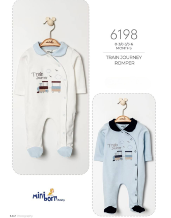 MİNİBORN ERKEK BEBEK TULUM  0 - 6 M