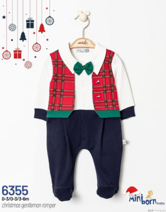 MİNİBORN ERKEK BEBEK TULUM  0 - 6 M