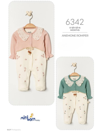 MİNİBORN KIZ BEBEK TULUM 0 - 6 M
