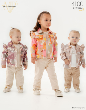 TOPTAN MISS PALLONE KIZ BEBEK 3 LÜ TAKIM 9 - 24 M