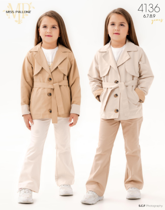 TOPTAN MISS PALLONE KIZ ÇOCUK 3  LÜ TAKIM 6 - 9 Y