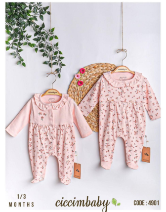 TOPTAN CİCCİMBABY KIZ BEBEK TULUM