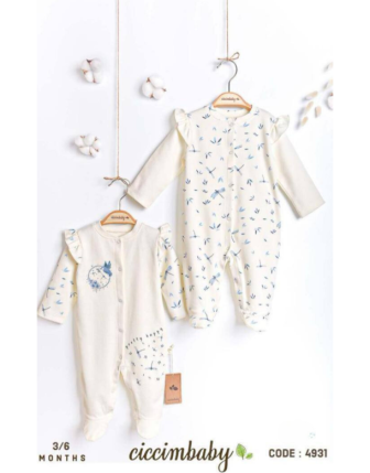 TOPTAN CİCCİMBABY KIZ BEBEK TULUM