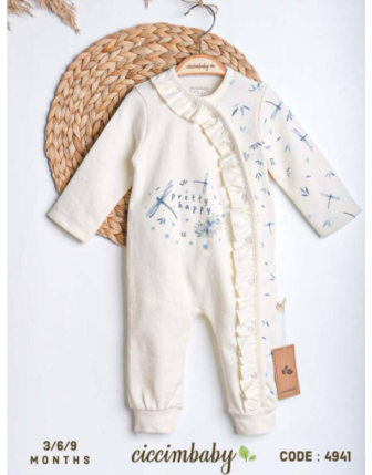 TOPTAN CİCCİMBABY KIZ BEBEK TULUM