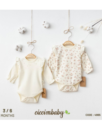 TOPTAN CİCCİMBABY KIZ BEBEK ÇITÇITLI BADİ