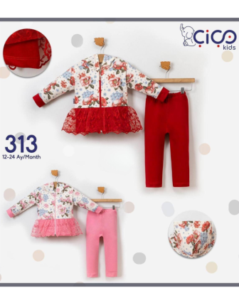 TOPTAN KIZ BEBEK 2 Lİ TAKIM 12 - 24 M