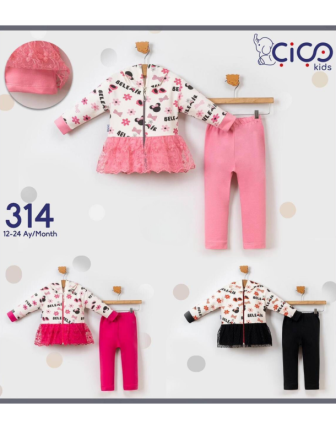 TOPTAN KIZ BEBEK 2 Lİ TAKIM 12 - 24 M