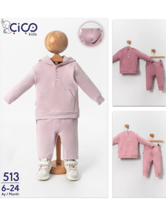 TOPTAN KIZ BEBEK 2 Lİ TAKIM 6 - 24 M