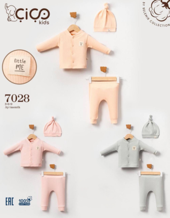 TOPTAN KIZ BEBEK ŞAPKALI 2 Lİ TAKIM 3 - 9 M