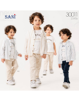 TOPTAN SANİ ERKEK ÇOCUK 3 LÜ TAKIM 2 - 5 Y
