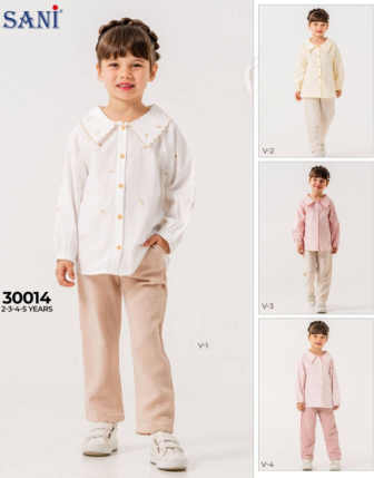 TOPTAN SANİ KIZ ÇOCUK 2 Lİ TAKIM 2 - 5 Y