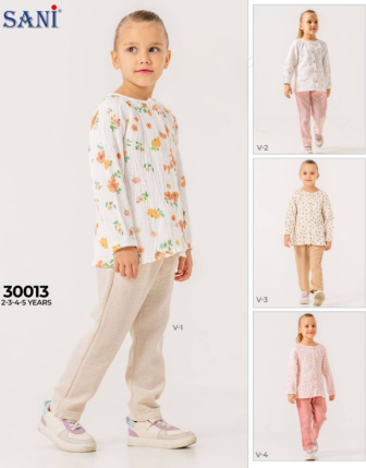 TOPTAN SANİ KIZ ÇOCUK 2 Lİ TAKIM 2 - 5 Y