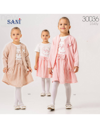 TOPTAN SANİ KIZ ÇOCUK 2 Lİ TAKIM 2 - 5 Y