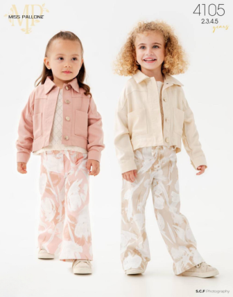 TOPTAN MISS PALLONE KIZ ÇOCUK 3 LÜ TAKIM 2 - 5 Y