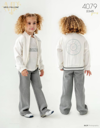 TOPTAN MISS PALLONE KIZ ÇOCUK 3 LÜ TAKIM 2 - 5 Y