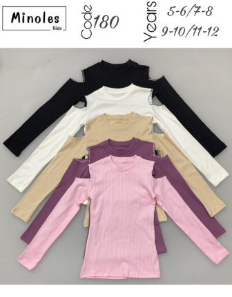 TOPTAN MİNOLES KIZ ÇOCUK TEK ÜST 5 - 12 Y