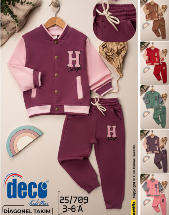 TOPTAN DECO KIZ ÇOCUK 2 Lİ TAKIM 3 - 6 Y