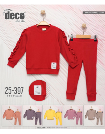 TOPTAN DECO KIZ ÇOCUK 2 Lİ TAKIM 3 - 6 Y
