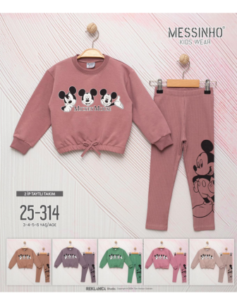 TOPTAN DECO KIZ ÇOCUK 2 Lİ TAKIM 3 - 6 Y