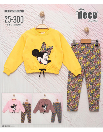 TOPTAN DECO KIZ ÇOCUK 2 Lİ TAKIM 3 - 6 Y