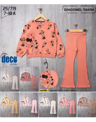 TOPTAN DECO KIZ ÇOCUK 2 Lİ TAKIM 7 - 10 Y