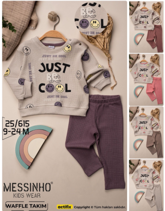 TOPTAN DECO KIZ BEBEK 2 Lİ TAKIM 9 - 24 M