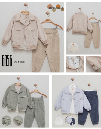 TOPTAN BOMBİLİ ERKEK ÇOCUK 3 LÜ TAKIM 1 - 3 Y