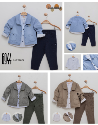 TOPTAN BOMBİLİ ERKEK ÇOCUK 3 LÜ TAKIM 1 - 3 Y