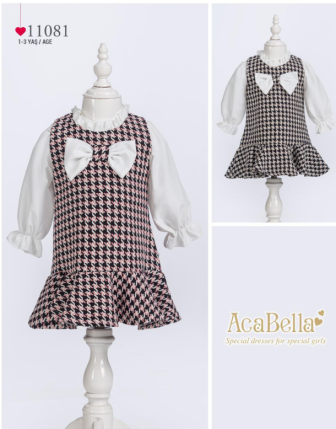 TOPTAN ACABELLA KIZ ÇOCUK ELBİSE 1 - 3 Y