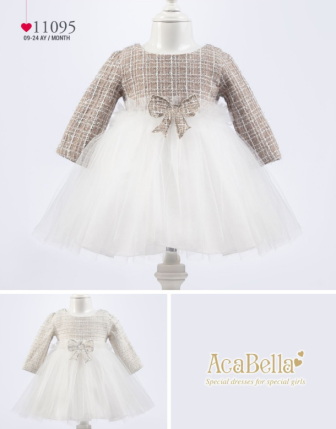 TOPTAN ACABELLA KIZ BEBEK ELBİSE 9 - 24 M