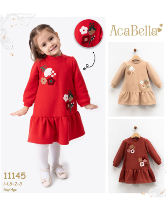 TOPTAN ACABELLA KIZ ÇOCUK ELBİSE 1 - 3 Y