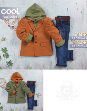 TOPTAN MELCAN ERKEK ÇOCUK 3 LÜ TAKIM 5 - 8 Y