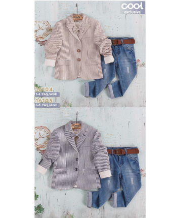 TOPTAN MELCAN ERKEK ÇOCUK 3 LÜ TAKIM 5 - 8 Y