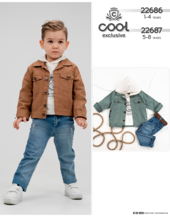 TOPTAN MELCAN ERKEK ÇOCUK 3 LÜ TAKIM 5 - 8 Y