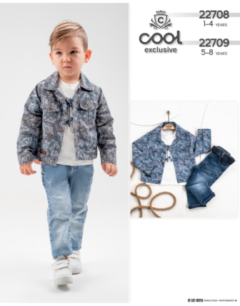 TOPTAN MELCAN ERKEK ÇOCUK 3 LÜ TAKIM 5 - 8 Y