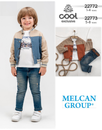 TOPTAN MELCAN ERKEK ÇOCUK 3 LÜ TAKIM 5 - 8 Y