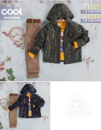 TOPTAN MELCAN ERKEK ÇOCUK 3 LÜ TAKIM 1 - 4 Y