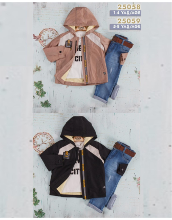 TOPTAN MELCAN ERKEK ÇOCUK 3 LÜ TAKIM 5 - 8 Y