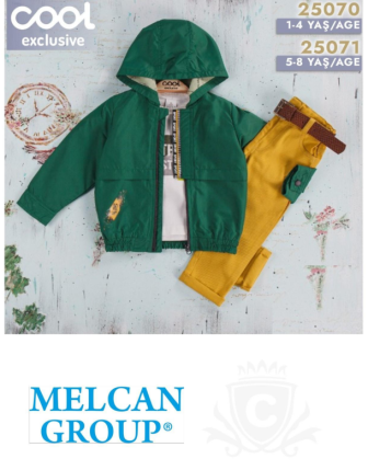 TOPTAN MELCAN ERKEK ÇOCUK 3 LÜ TAKIM 1 - 4 Y